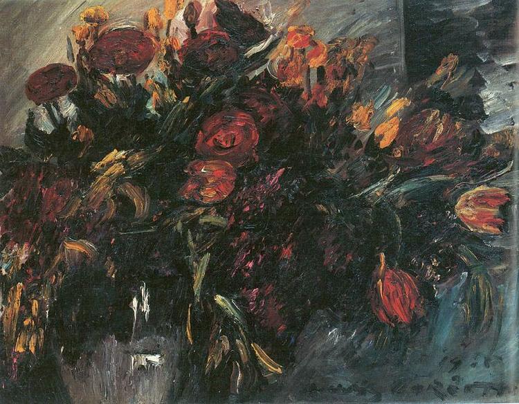 Rote und gelbe Tulpen, Lovis Corinth